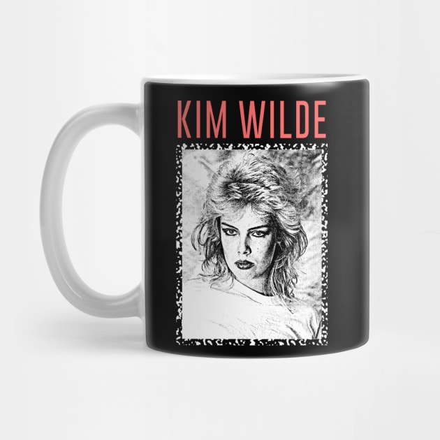 Kim Wilde //  Retro 80s Aesthetic Design by DankFutura